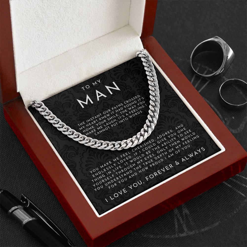 ForeverHim – Significativo Collar “Para Mi Hombre”