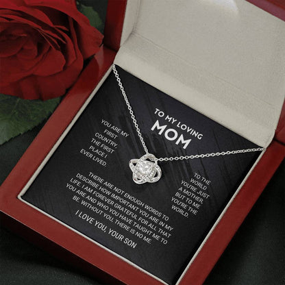 ForeverMom – Regalo de Collar Nudo de Amor Sincero