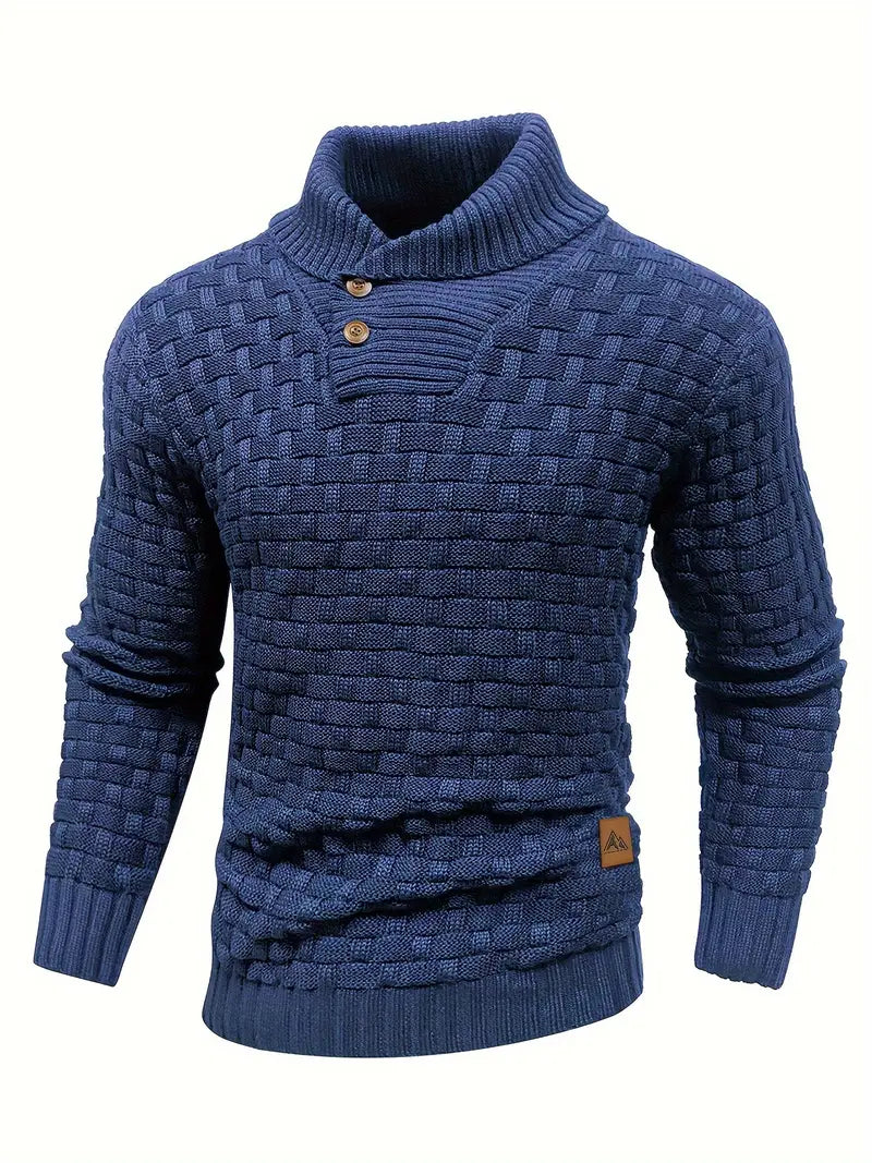 Leo-Strickpullover mit Knopfleiste | ALEVITA