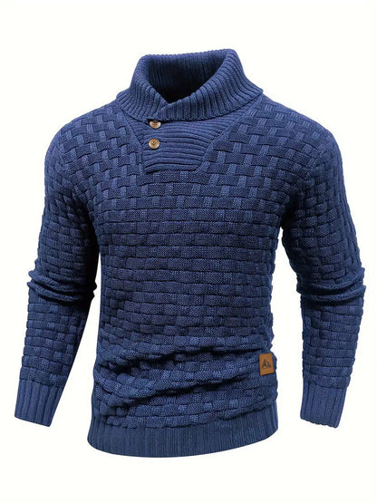 Leo-Strickpullover mit Knopfleiste | ALEVITA