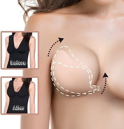 SecretLift – Sujetador adhesivo sin espalda con efecto push-up