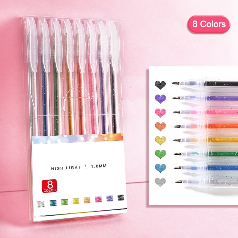 SparkWrite - Colección de bolígrafos de gel atrevidos y coloridos