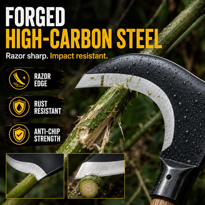TimberClaw – Hacha de desbroce de doble filo