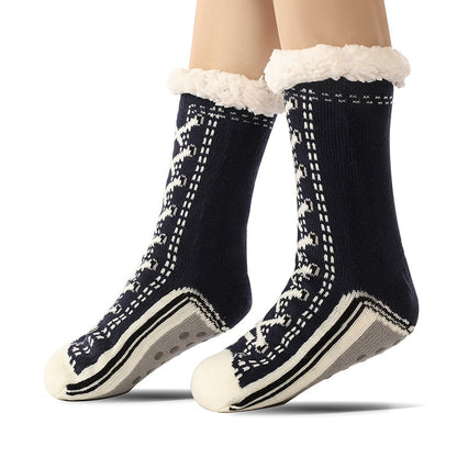 ToastyToes - Calcetines tipo pantufla de forro polar antideslizantes