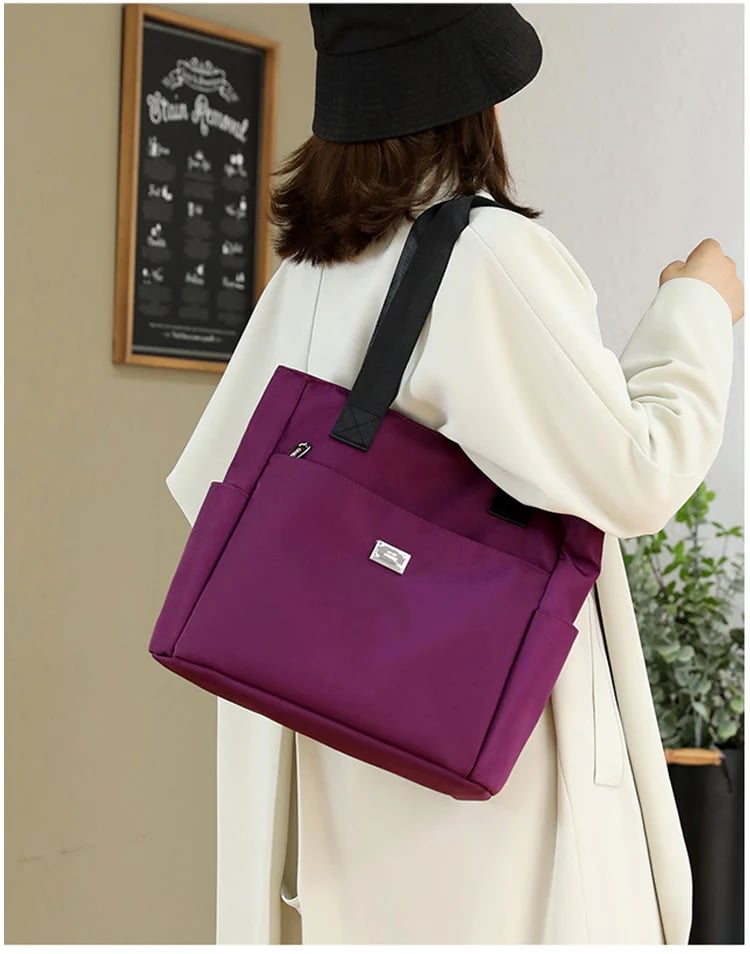 UrbanTote – Bolso de hombro de gran capacidad con múltiples bolsillos