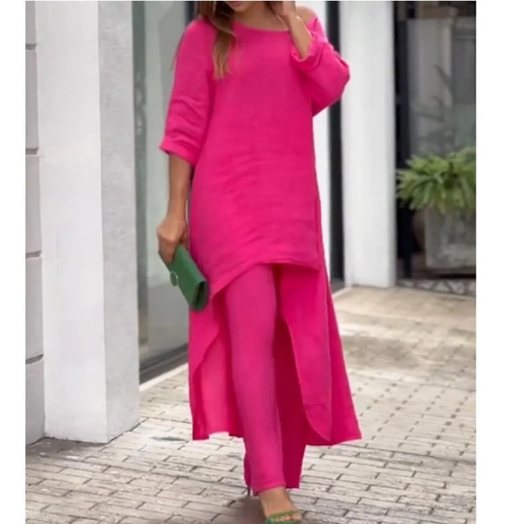 Set PureComfort – Conjunto de dos piezas con cuello redondo