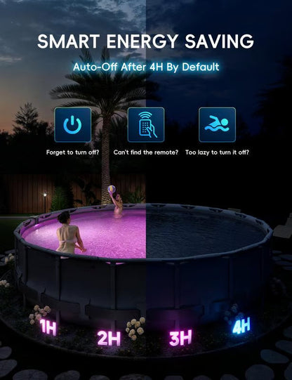 PoolShine – Luz ambiental junto a la piscina con energía solar