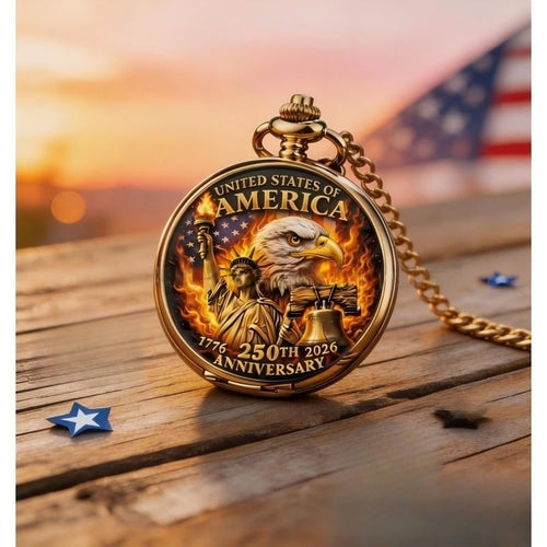 LibertyChrono – Reloj de Bolsillo 250 Aniversario de EE. UU.