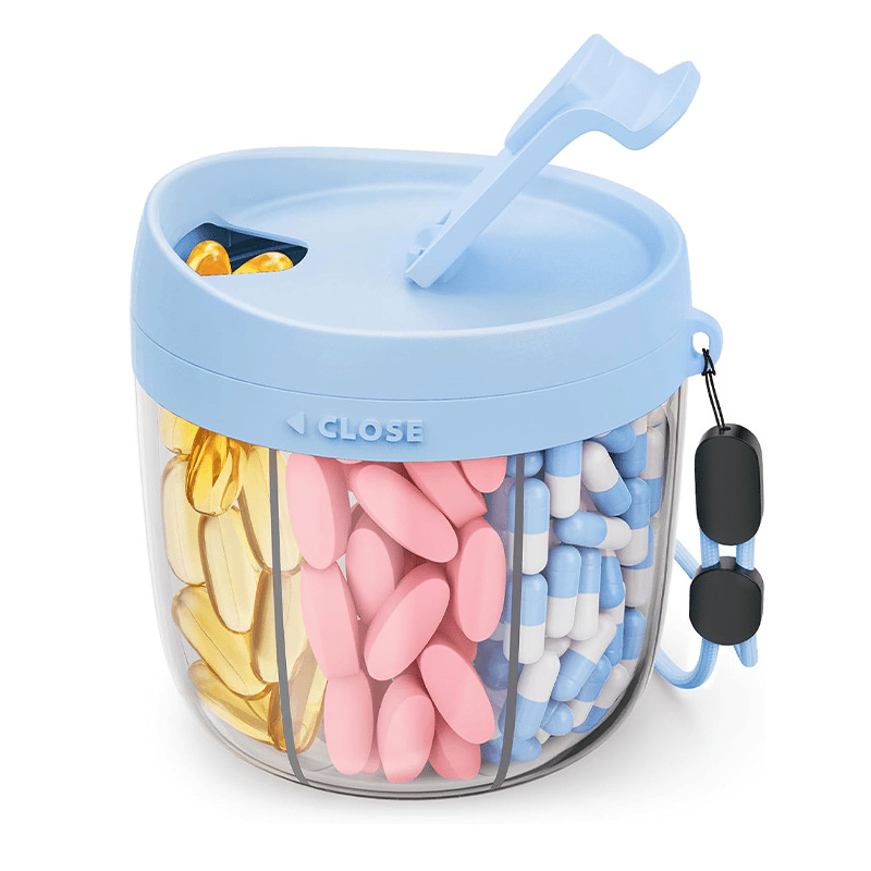 DailyMeds – Tabletten-Aufbewahrungsbox mit 6 Fächern