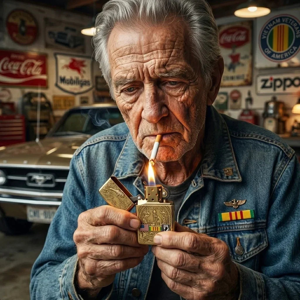 ValorFlame - Encendedor de Edición Limitada Conmemorativo para Veteranos de Vietnam 🇺🇸