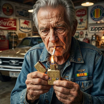 ValorFlame - Encendedor de Edición Limitada Conmemorativo para Veteranos de Vietnam 🇺🇸