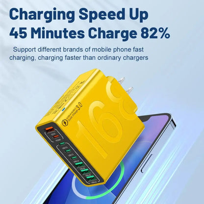 ChargePro – Centro de Carga Rápida Universal de 8 Puertos