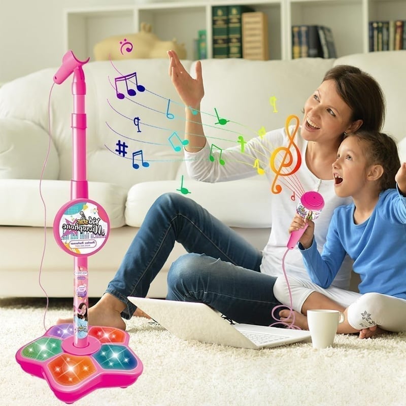FunVoice – Micrófono para niños con soporte estable
