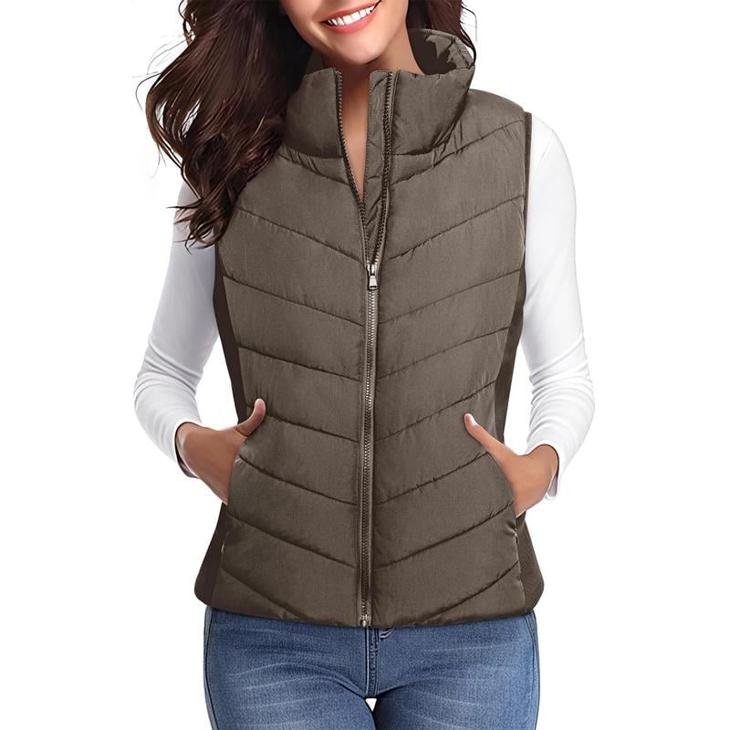 Warmora – Ärmellose Slim-Fit-Winterweste