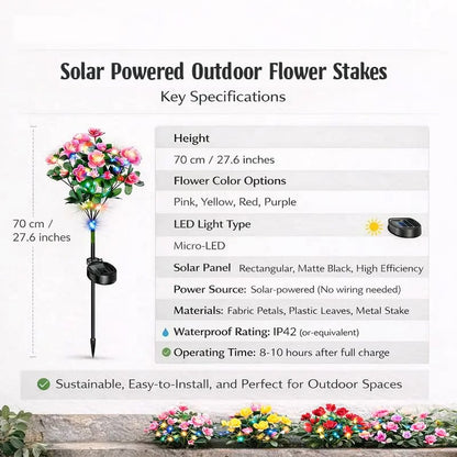 LumaBloom – Luces de Jardín Conmemorativo EverGlow