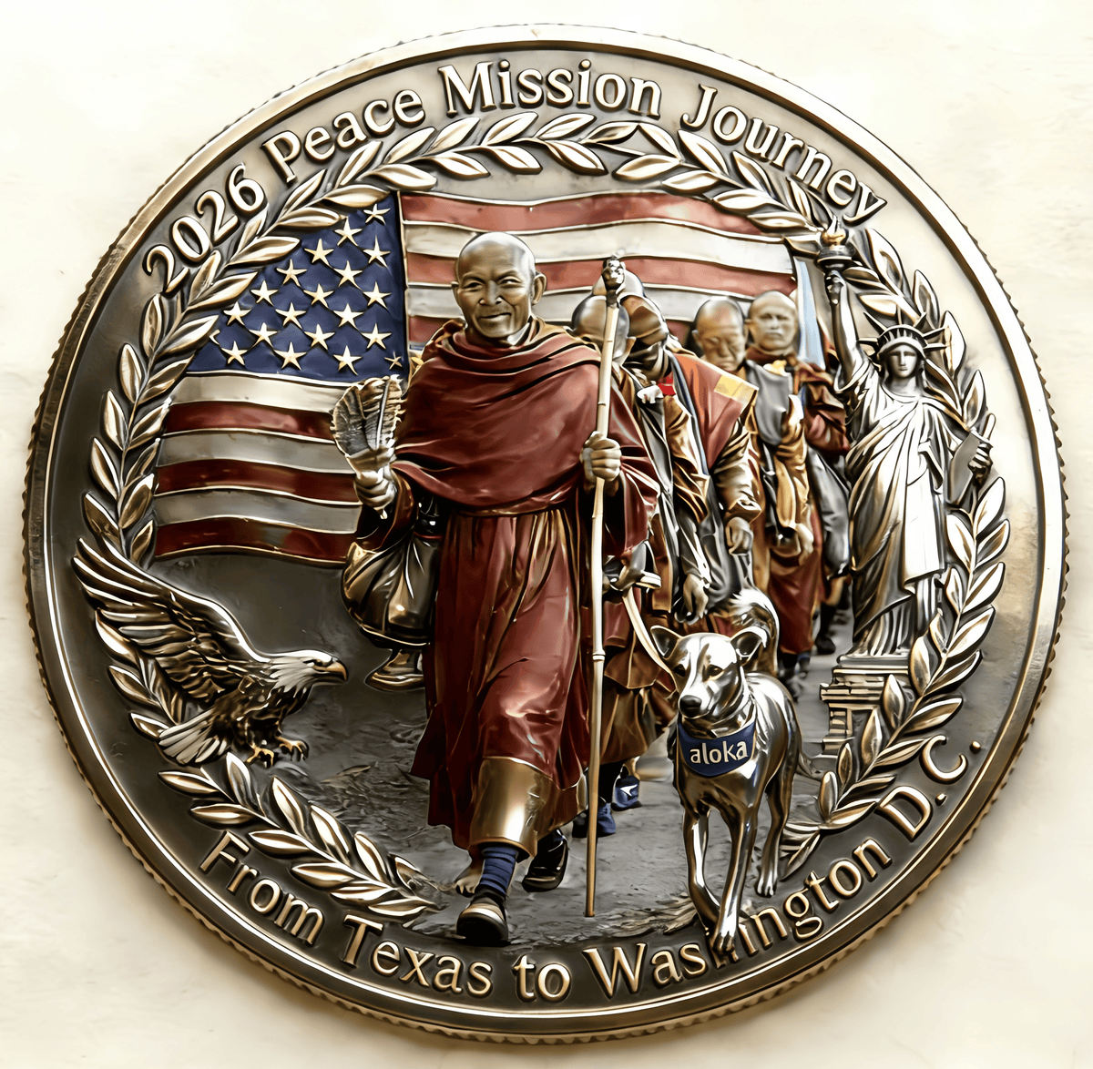🕊️2026“Journey of Peace Mission”Commemorative Coin