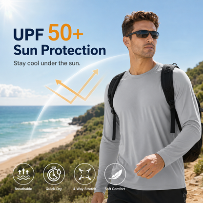 SunGuard Pro - Camiseta de alto rendimiento con protección UV UPF 50+