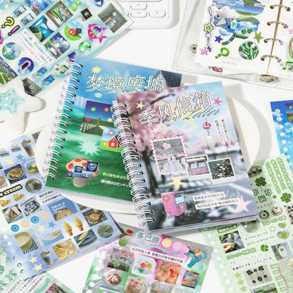 AuraDream – Surreales ästhetisches Sticker-Kunstbuch