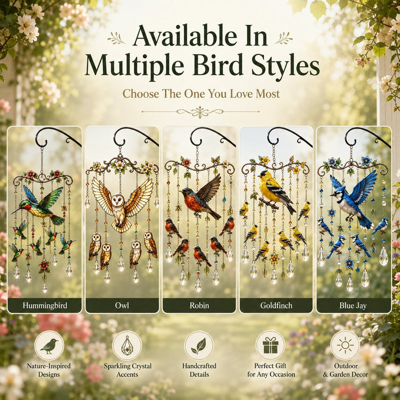 HumiGrace – Elegante carrillón de viento de colibrí