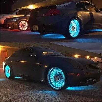 Luces NeonSpin – Brillo LED para Válvulas de Neumáticos