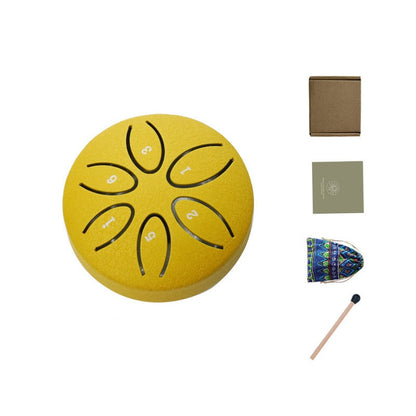 NatureBeat – Tambor de lluvia de acero para exteriores con púas para dedos