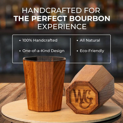 BourbonCraft – Whiskey-Becher aus Weißeiche