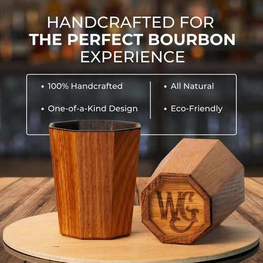 BourbonCraft – Vaso de Whisky de Roble Blanco