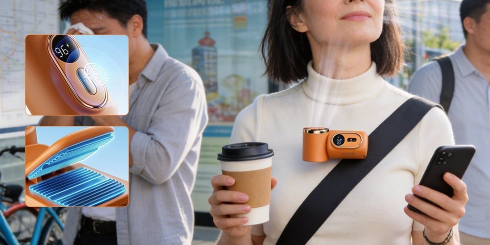 AirNova – Tragbarer 3-in-1-Personenventilator