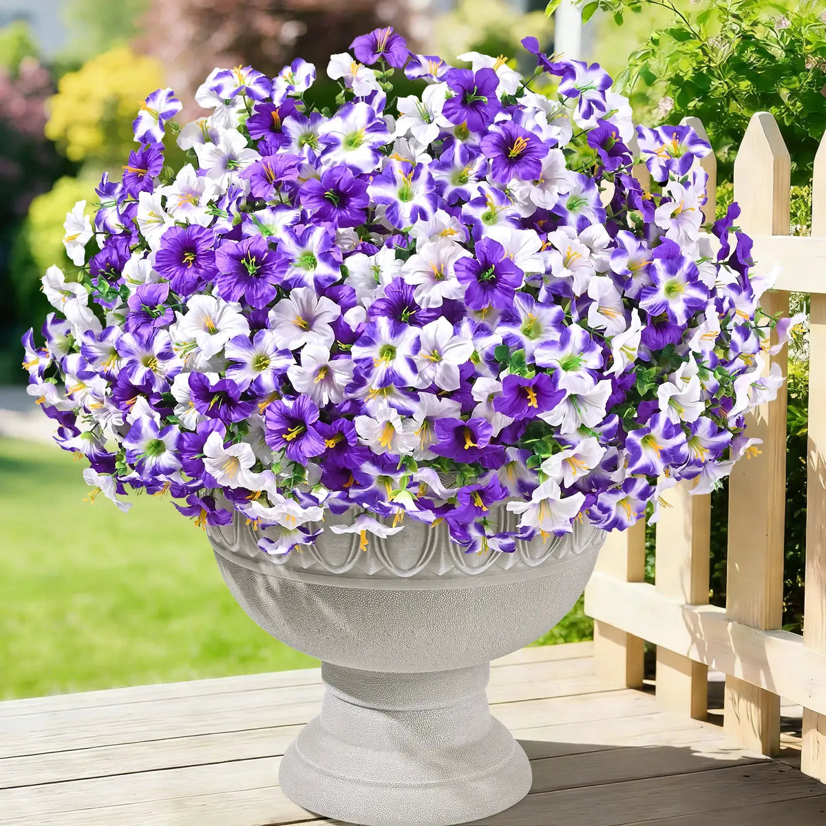 EverBloom – Flores de Petunia Artificiales Resistentes a los Rayos UV