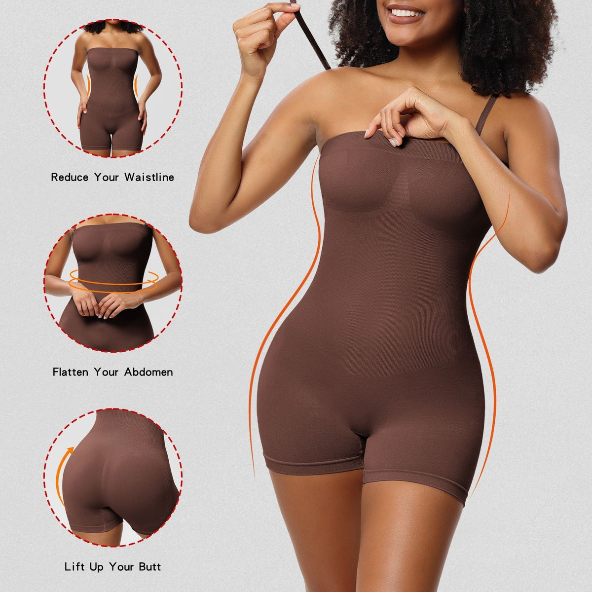 FlawlessForm - Body Moldeador Sin Tirantes