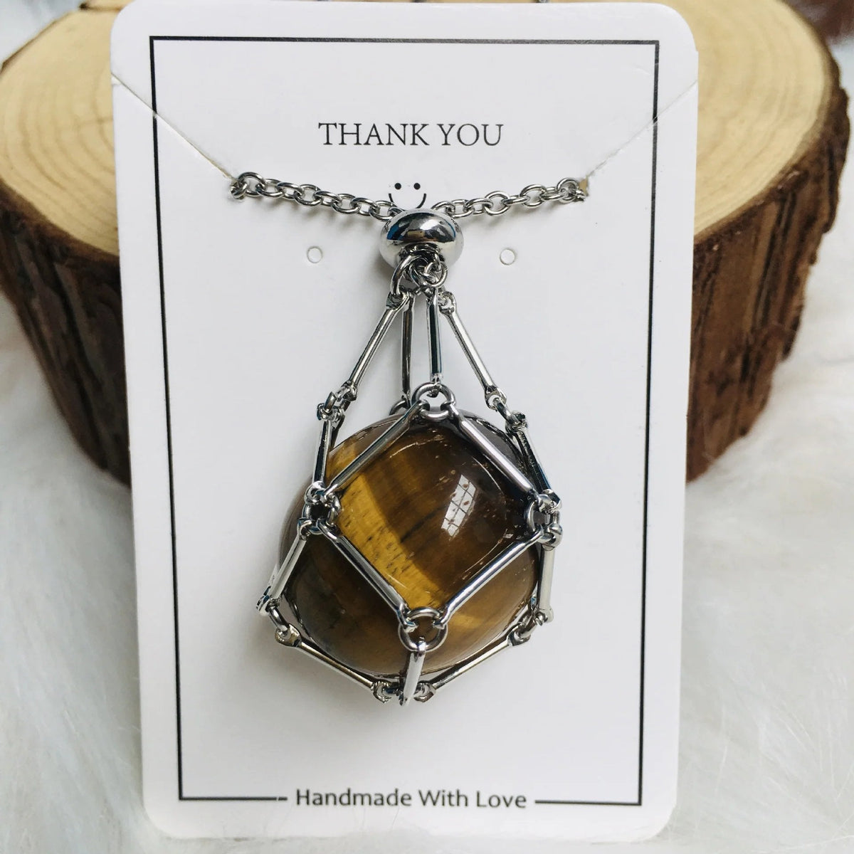 SoulBound - Collar de cristal curativo natural
