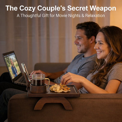 CouchBuddy – Bandeja reposabrazos 4 en 1