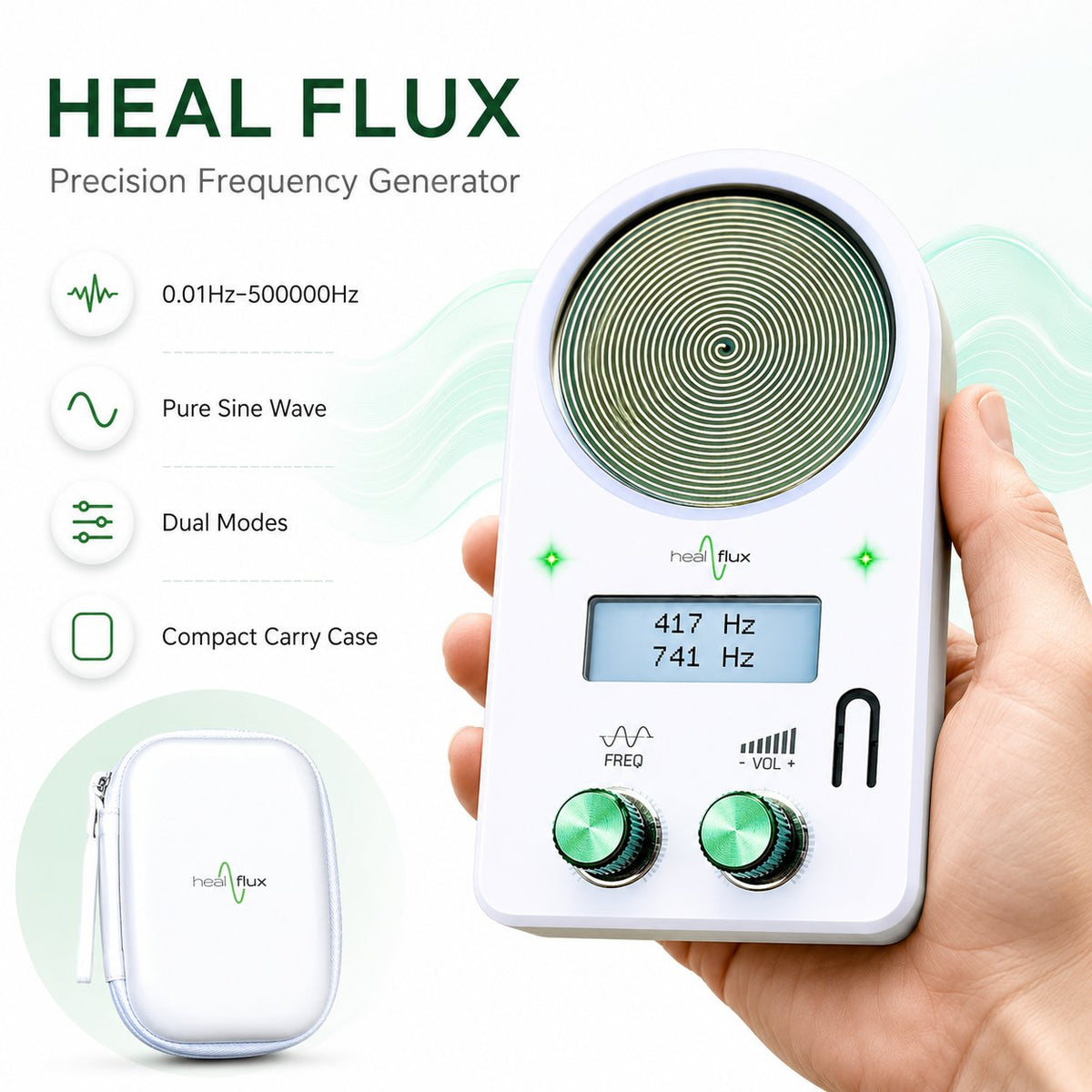 WaveFlow – Dispositivo de frecuencia de resonancia escalar