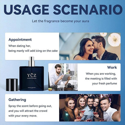WaveEssence – Perfume masculino con aroma a océano