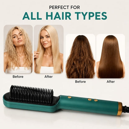 HairEase – Alisador de cabello de cerámica antiencrespamiento