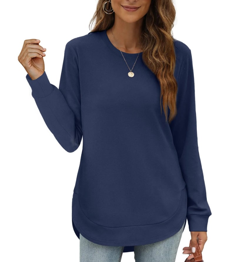 CurveFit – Weiches Crewneck-Sweatshirt für ganztägigen Tragekomfort