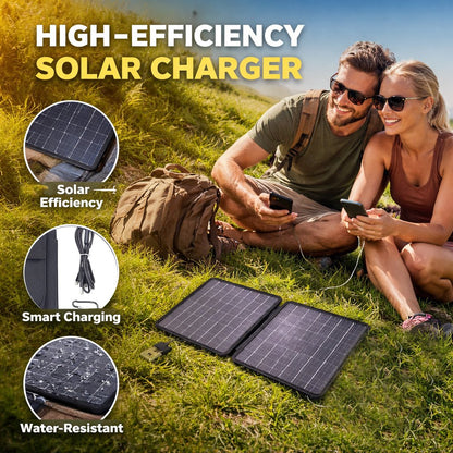 EcoSun – Solarbetriebene faltbare Reisetasche