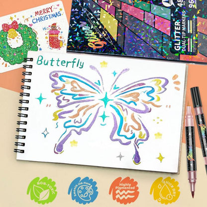 SparkBrush – Glitzereffekt-Kunstmarker