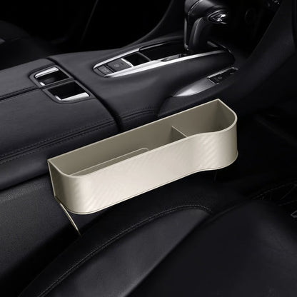 DriveMate – Organizador de Almacenamiento de Cuero Multiparte para Asiento de Coche