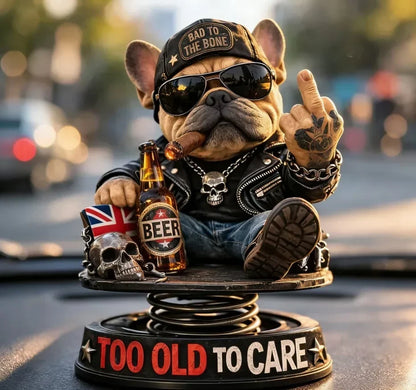 DashMood – „Too Old To Care“-Dashboard-Wackelkopf