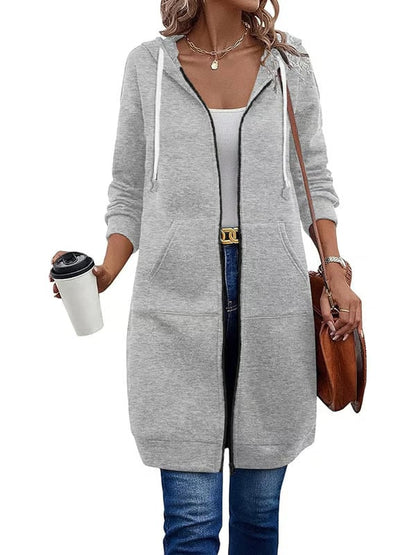 AuraWear – Bequemer Damen-Freizeit-Hoodie aus Polyester