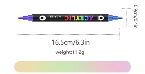 ColorCraft – Dual-Tip-Acrylmarker für Präzisionskunst