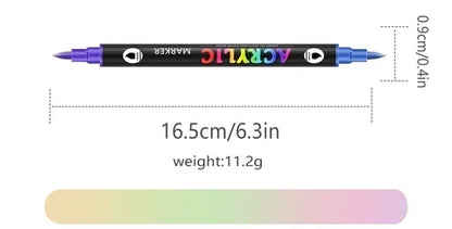 ColorCraft – Dual-Tip-Acrylmarker für Präzisionskunst