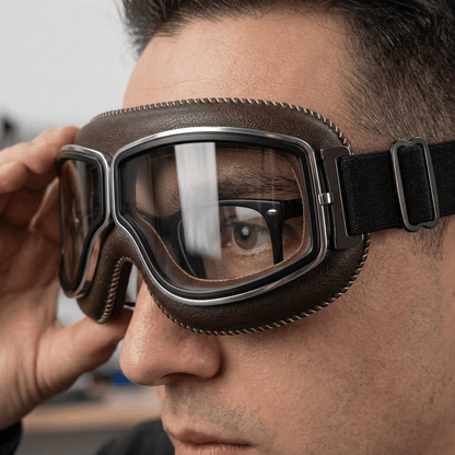 RetroRide – Gafas OTG para motocicleta estilo vintage