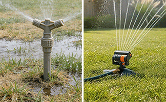 AquaSweep: Aspersor oscilante ajustable