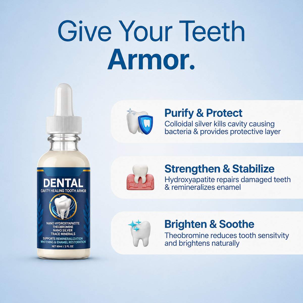 DentiGlow – Fluoridfreie Formel zur Zahnreparatur