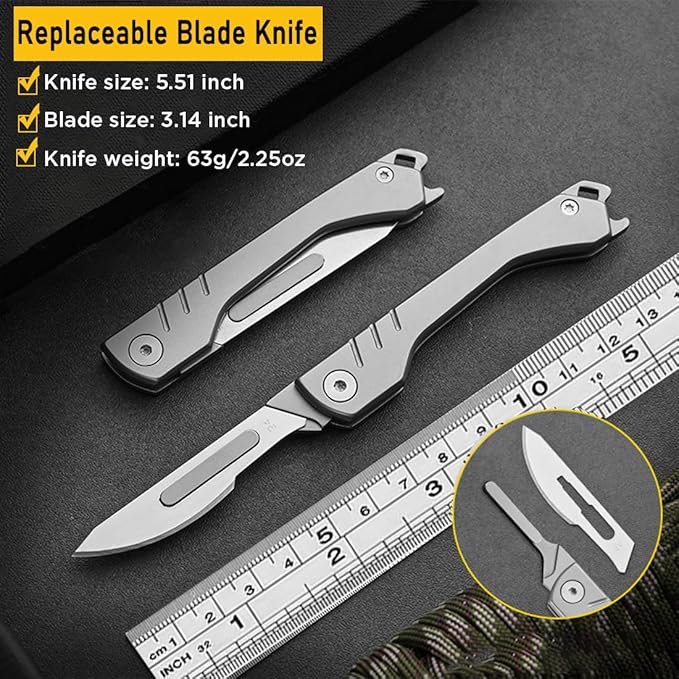 BladeSwift - Klappskalpell + 10 Ersatzklingen