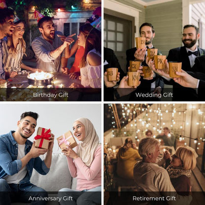 BourbonCraft – Whiskey-Becher aus Weißeiche