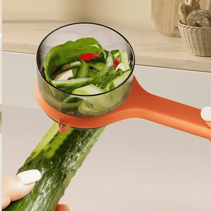 PeelEase – Pelador de Fruta para Almacenamiento de Cocina