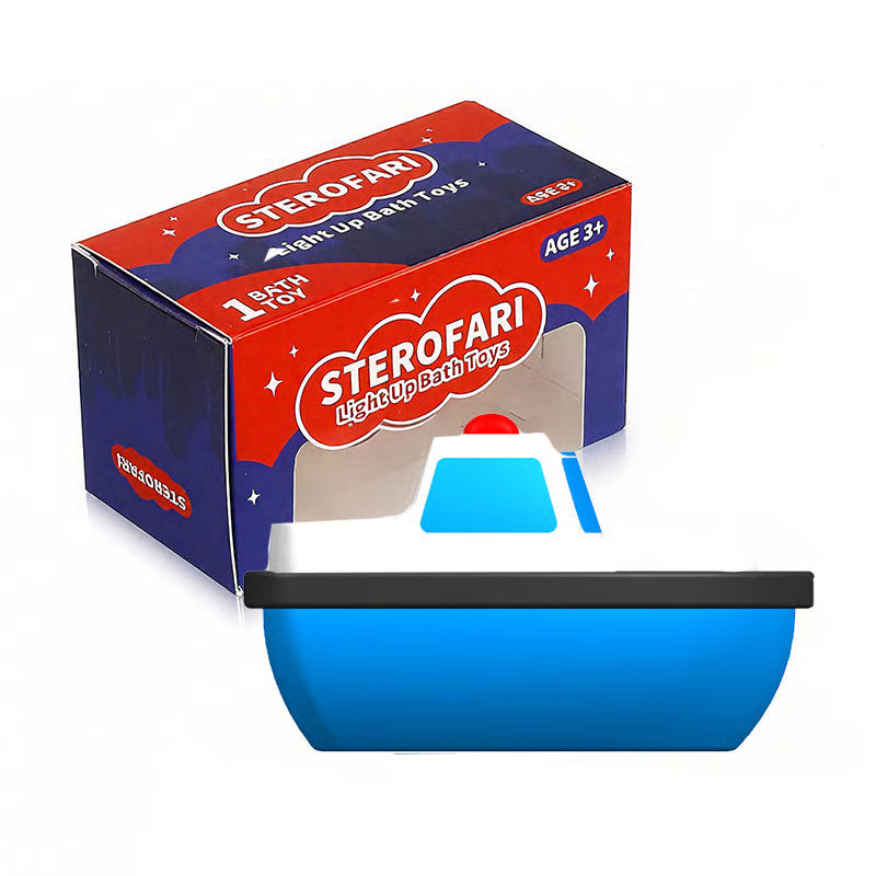 SplashRide – Coche de juguete para el baño con luces LED